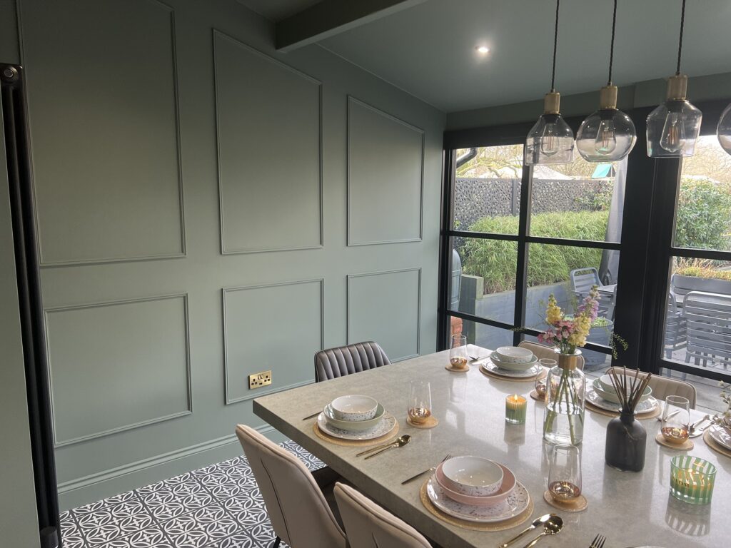 angled view of revamped kitchen
